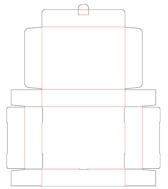 Roll End Tuck Top with Lock